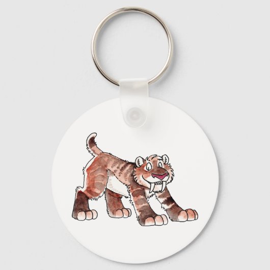 Sabretooth Tiger Sleutelhanger (Voorkant)
