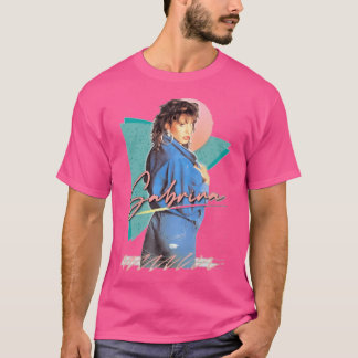 Sabrina 80S Italo Fan Design T-shirt