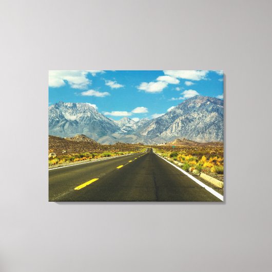 Sabrina Basin Sierra Nevada Berg Canvasprint Canvas Afdruk (Voorkant)