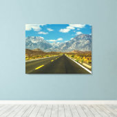 Sabrina Basin Sierra Nevada Berg Canvasprint Canvas Afdruk (Insitu (Houten vloer))