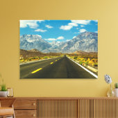 Sabrina Basin Sierra Nevada Berg Canvasprint Canvas Afdruk (Insitu (Woonkamer))
