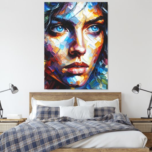 SABRINA CANVAS AFDRUK (Insitu (Slaapkamer))