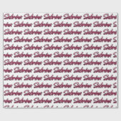 Sabrina faded pink personalisiertes Geschenkpapier Cadeaupapier