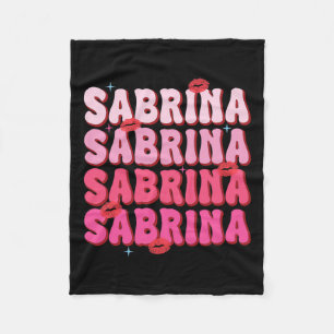 Sabrina gepersonaliseerde naam I Love Sabrina G Fleece Deken