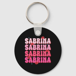  Sabrina gepersonaliseerde naam I Love Sabrina G Sleutelhanger