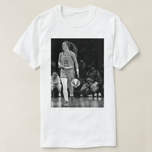 Sabrina Ionescu - Zwart Wit C T-shirt (Design voorkant)