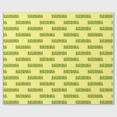 Sabrina Kiwi Fruit Geschenk papier Geschenkpapier (Vlak)