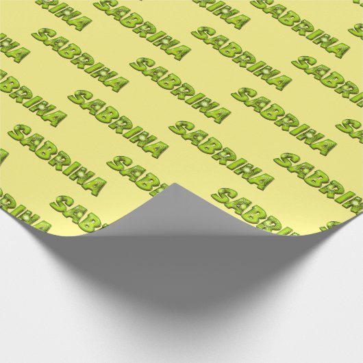 Sabrina Kiwi Fruit Geschenk papier Geschenkpapier (Hoek)