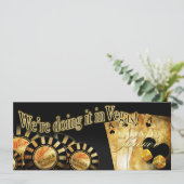 Sabrina Las Vegas Deluxe Trouwpakket Kaart (Staand voorkant)