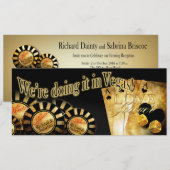 Sabrina Las Vegas Deluxe Trouwpakket Kaart (Voorkant / Achterkant)