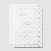 Sabrina Modern Huwelijksuitnodiging Vellum Uitnodigingen (Offset (Uitnodiging))