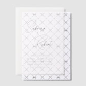 Sabrina Modern Wedding Save the Date Vellum Uitnodigingen (Offset (Uitnodiging))