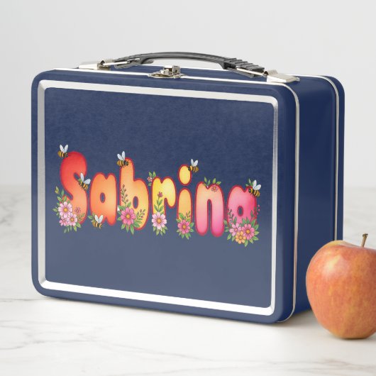 Sabrina- Personalized Bee Lunch Box (In situ)
