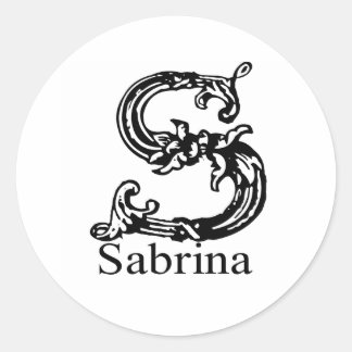 Sabrina Ronde Sticker