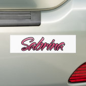 Sabrina vervaagde roze Aufkleber Sticker (Op auto)