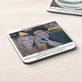 #SABRINACARPENTER's #PRODUCER met #LAURAHGUILLEN Bier Onderzetter (Linkerzijde)