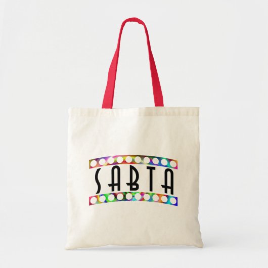 Sabta (of Savta) betekent "oma" in het Hebreeuws Tote Bag (Voorkant)