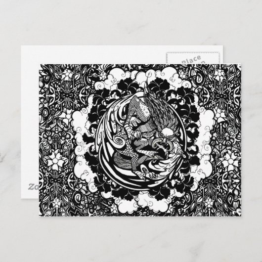 Saburo Briefkaart (Voorkant / Achterkant)