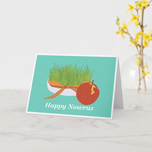 Sabzeh & Seeb Kaart (Gele Bloem)