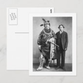 Sac and Fox Nation, 1868 Briefkaart (Voorkant / Achterkant)