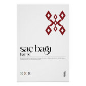 Saç Bağı (haarband) Turks Motief Poster (Voorkant)