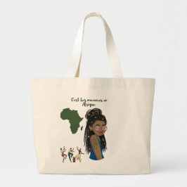 Sac bont - alles Afrika Grote Tote Bag