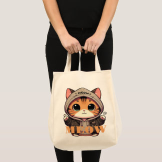 Sac chat Meow Tote Bag