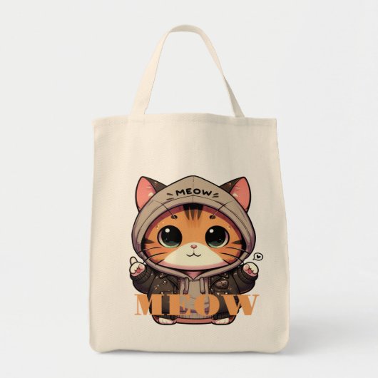 Sac chat Meow Tote Bag (Voorkant)