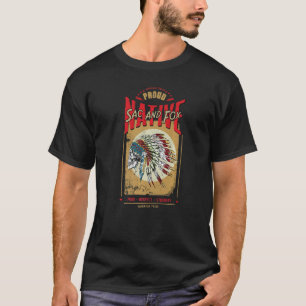 Sac en Fox Native American Indian Warrior Tribe P T-shirt