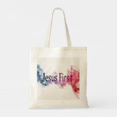 Sac Fourre-alles Budget Jesus First Dual-face Tote Bag (Achterkant)
