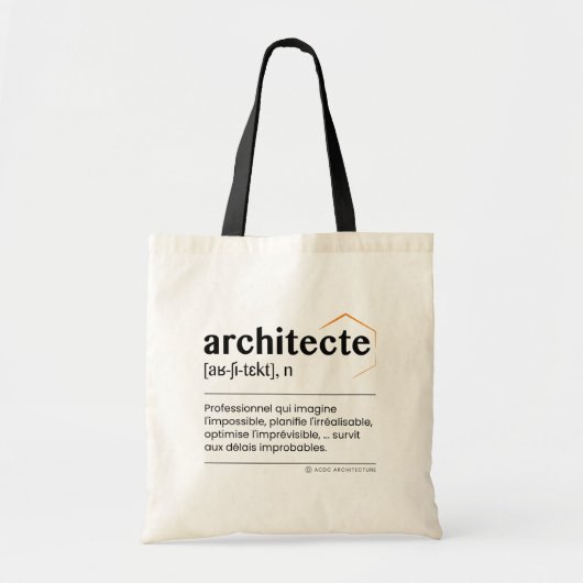 Sac fourre-tout tote bag (Voorkant)