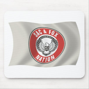 Sac & Fox Nation (Oklahoma) Flag Mousepad Muismat