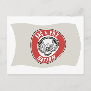 Sac & Fox Nation (Oklahoma) Vlag Postkaart