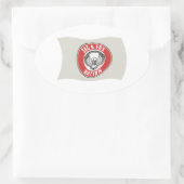 Sac & Fox Nation (Oklahoma) Vlagsticker Ovale Sticker (Tas)