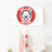 sac fox vlag amerikaans inheems verenigd amerikaan spandoek (Insitu)