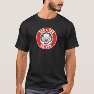 sac fox vlag amerikaans inheems verenigd amerikaan t-shirt