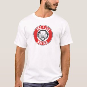 sac fox vlag amerikaans inheems verenigd amerikaan t-shirt