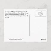 Sac naar Placerville Briefkaart (Achterkant)
