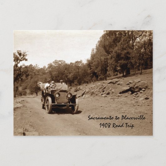 Sac naar Placerville Briefkaart (Voorkant)