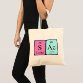 Sac periodieke canvas tas woord (Voorkant (product))