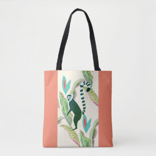 Sac Tote Epaule Wildlife Friendship SOS Lemur Bag