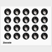 Sacabambaspis Fish Meme  Ronde Sticker (Vel)