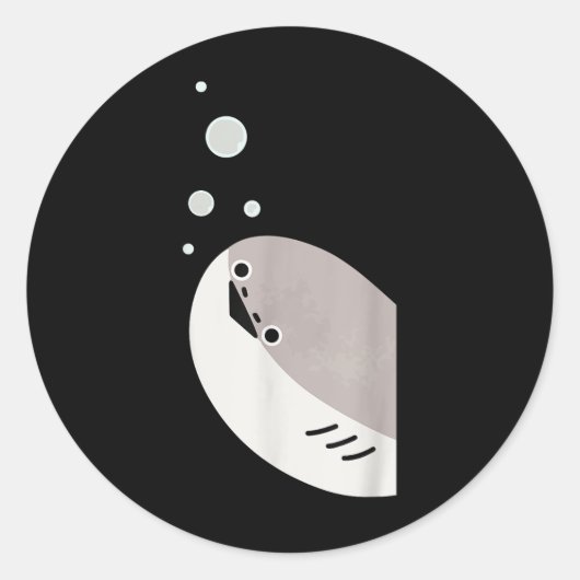 Sacabambaspis Fish Meme  Ronde Sticker (Voorkant)