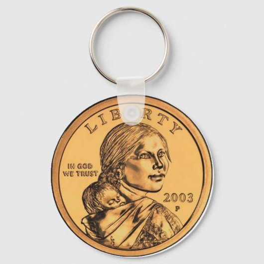 Sacagawea Dollar Sleutelhanger (Voorkant)