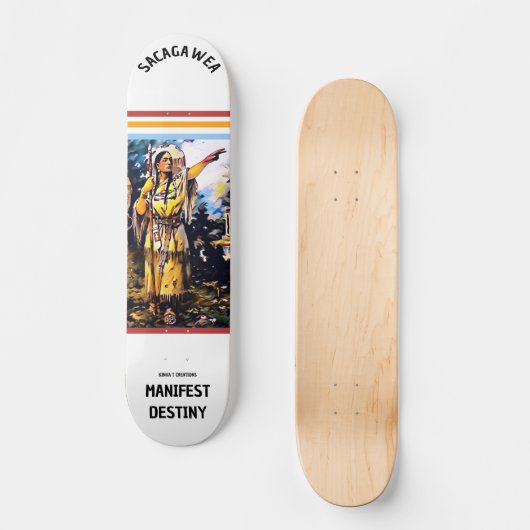 Sacagawea Persoonlijk Skateboard (Voorkant)