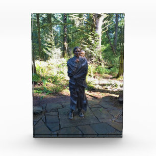 Sacagawea Statue, Fort Clatsop, Astoria, Oregon Fotoblokken