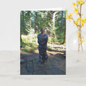 Sacagawea Statue, Fort Clatsop, Astoria, Oregon Kaart (Gele Bloem)