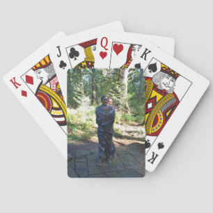 Sacagawea Statue, Fort Clatsop, Astoria, Oregon Pokerkaarten