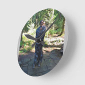 Sacagawea Statue, Fort Clatsop, Astoria, Oregon Ronde Klok (Hoek)