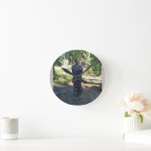 Sacagawea Statue, Fort Clatsop, Astoria, Oregon Ronde Klok (Huis)